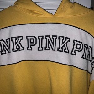 yellow pink hoodie